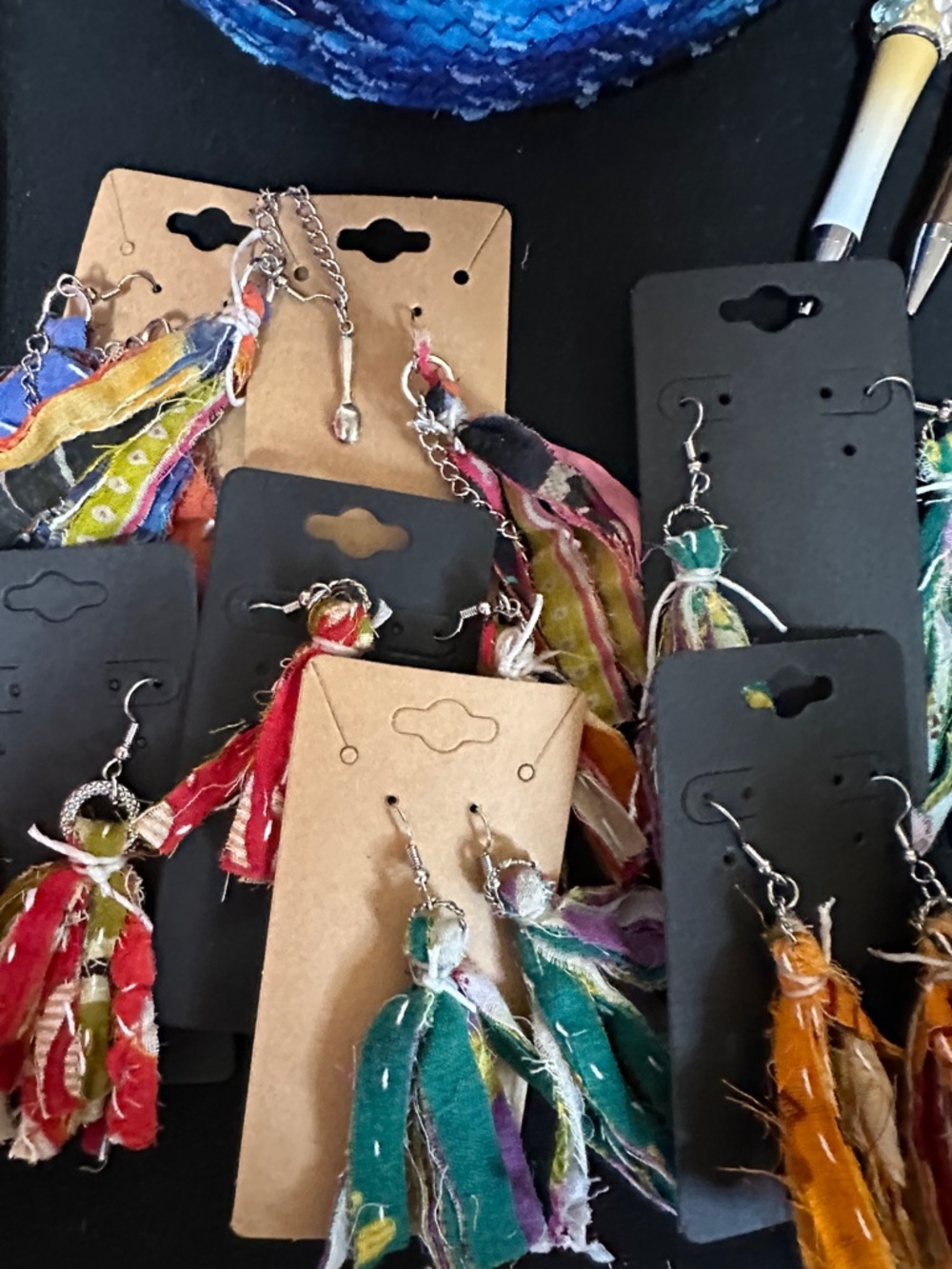 Kantha Earrings